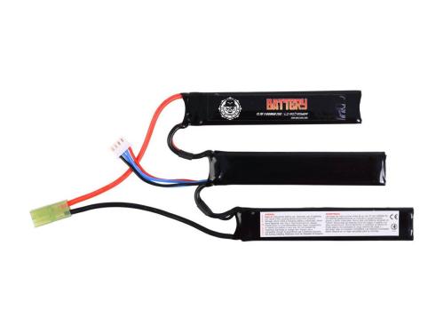 Duel Code Batterie LiPo 11.1V 1100 mAh 25C 3 stick