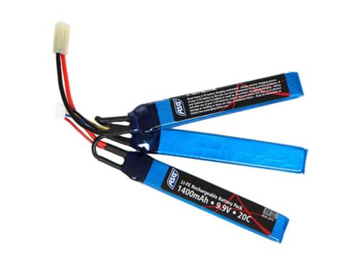 ASG Batterie LiFe 9.9V 1400 mAh 20C 3 sticks